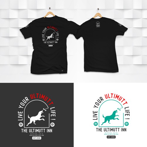 Pet t-shirt with the title 'T-shirt VACATION PARADISE FOR PETS'