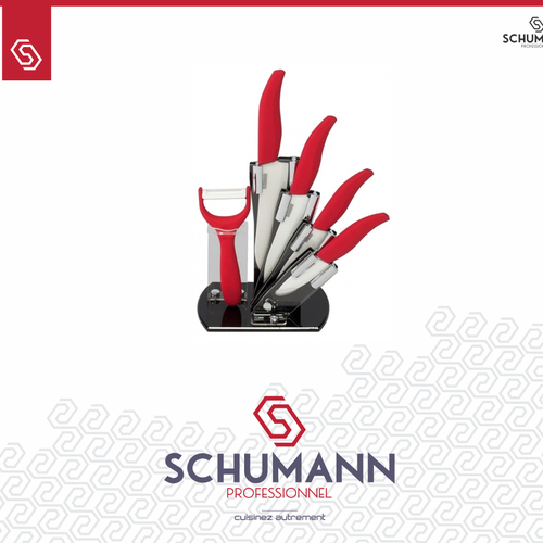 Kitchen tool logo with the title 'Schumann Professionnel'