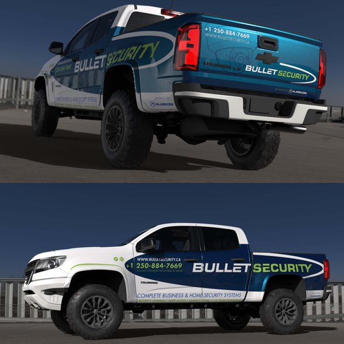 Chevrolet design with the title 'Car wrap - tech security'