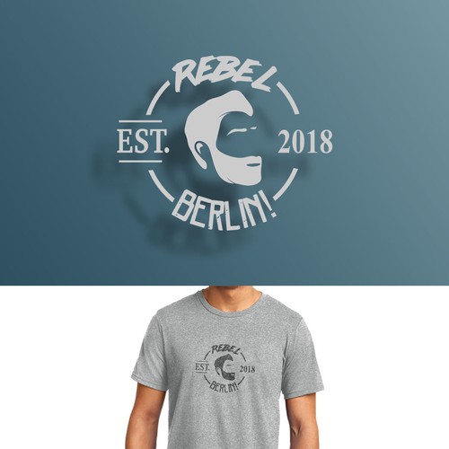 Shirt logo with the title 'Bold Logo for new Clothing Company'