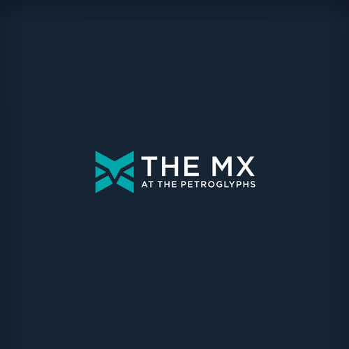 Trendy brand with the title 'the mx logo design'