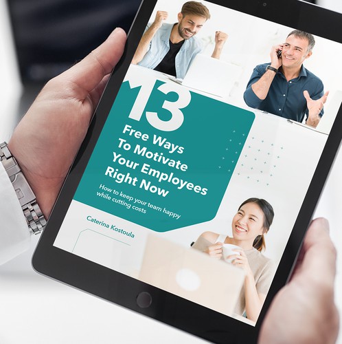 PDF design with the title 'Modern, Minimal, Tech PDF Brochure'