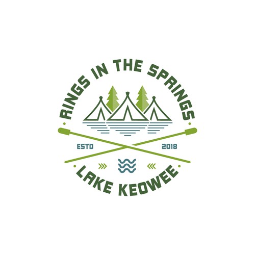 Tent design with the title 'concept for outdoor company'