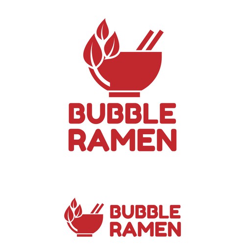 Ramen logo with the title 'Ramen Logo Design '