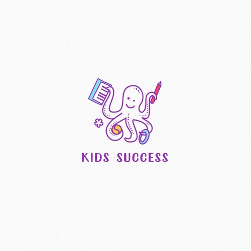 Toy logo with the title 'kids success'