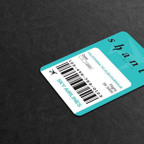 Nice design with the title 'beauty salon shop card '