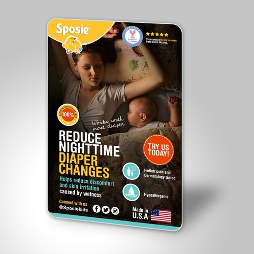 Diaper design with the title 'Retail'