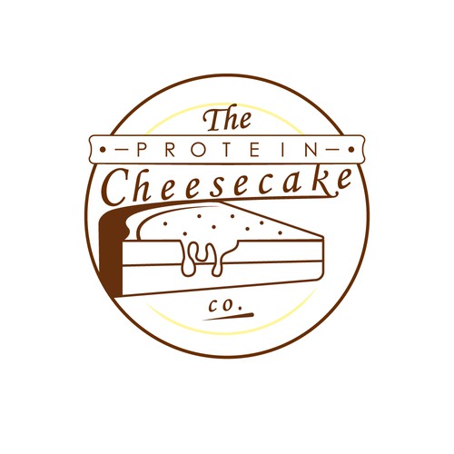 Cheesecake logo with the title 'The Protein Cheesecake.co'