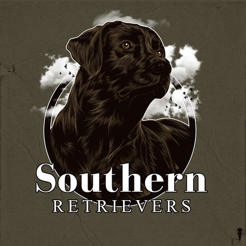 Labrador design with the title '"Retriever" T-Shirt Design'