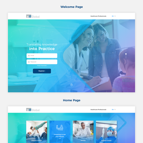 Hospital design with the title 'Medical'