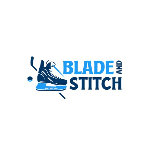 Skate logo with the title 'Blade And Stitch '
