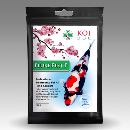 Simple label with the title 'package design'