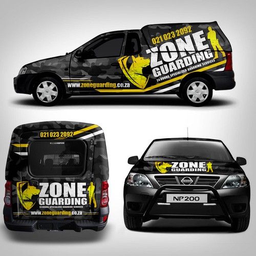 Camouflage design with the title 'Zone Guarding'