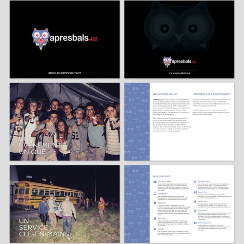 College design with the title 'Help APRESBALS.ca needs a Promoters Guide! with a new brochure design'