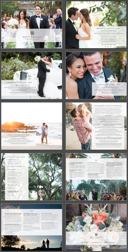Marriage design with the title 'Pricing Guide for Wedding Photographer'