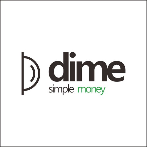 Bookkeeping logo with the title 'Dime'