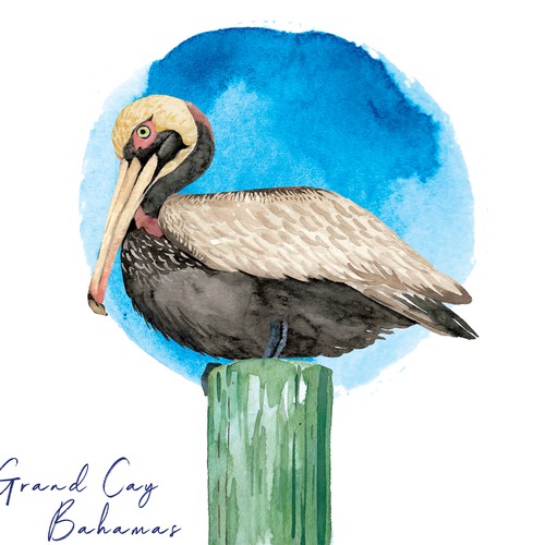 Bird artwork with the title 'Wall art'