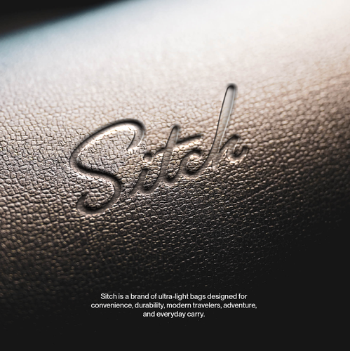 Bag logo with the title 'Ultra-light bags logo'