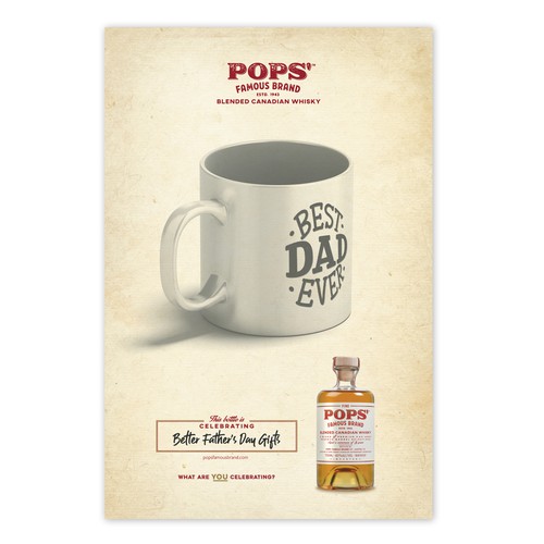 Advertising design with the title 'Creative brand direction for a crowded category'