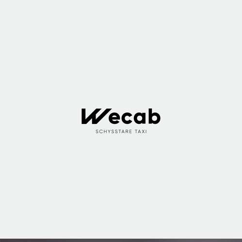 Taxi logo with the title 'WeCab'