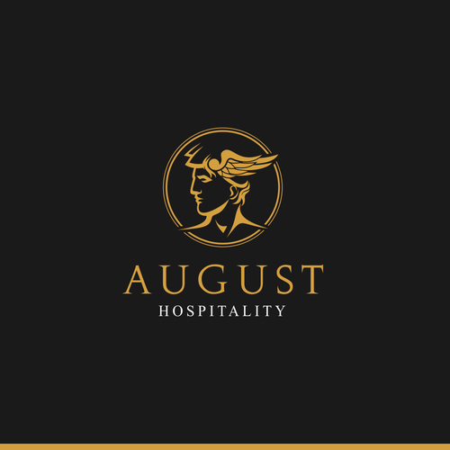 Class design with the title 'perseus logo for August Hospitality'
