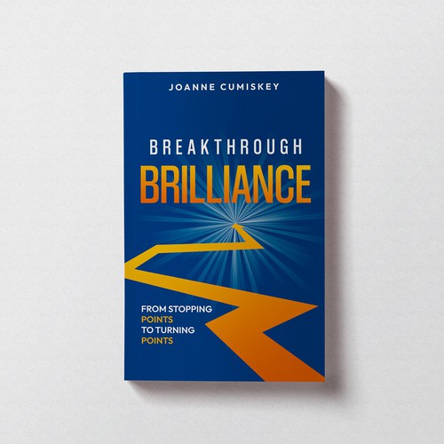 Design with the title 'reate a cover for a book about breakthrough brilliance!'