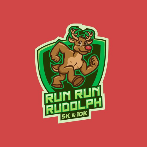 Caribou logo with the title 'Logo for Sport Christmas Event'