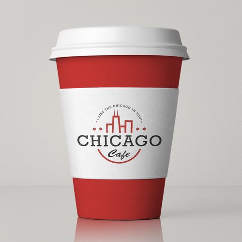 Chicago design with the title 'Logo for Cafe in Chicago'
