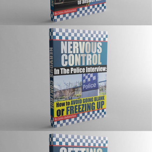 Education book cover with the title 'Police Interview Book Designs'