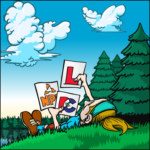 Cloud design with the title 'Illustration for an a article'