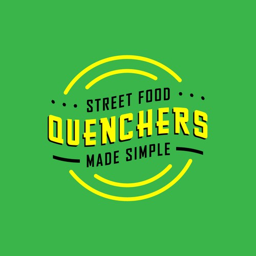 Street logo with the title 'Street Food trailer logo'