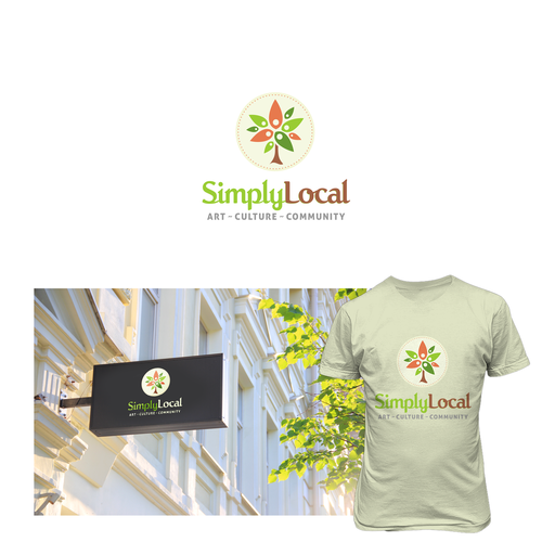Marketplace logo with the title 'Create the next logo for Simply Local'