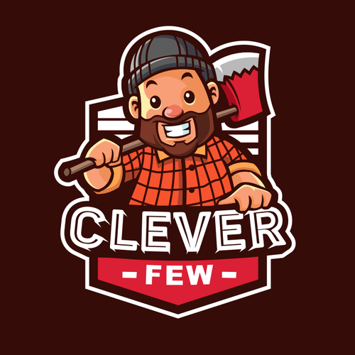 Lumberjack logo with the title 'Clever Few'