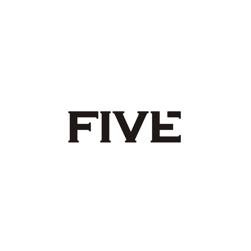 Black and white brand with the title 'FIVE'