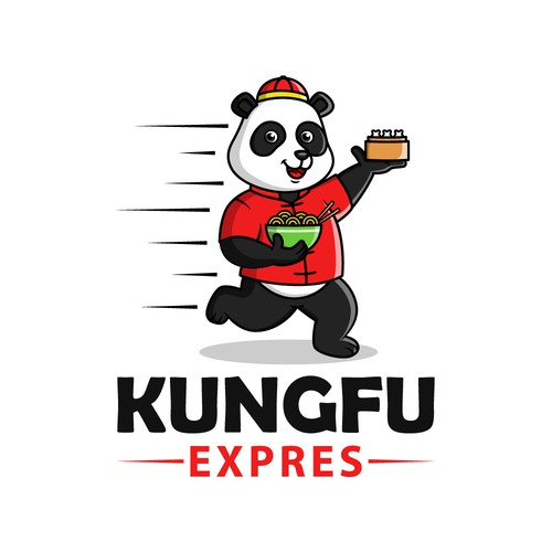 Panda logo with the title 'Kungfu Expres'