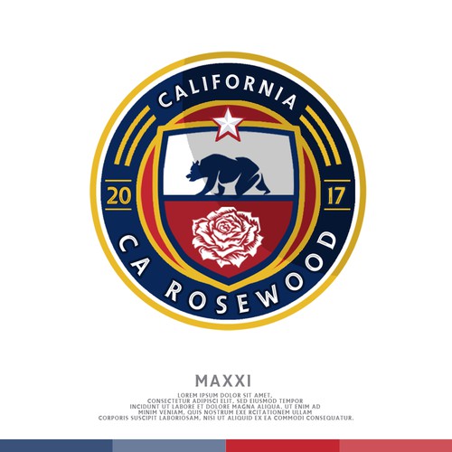 Football brand with the title 'California Soccer Club'