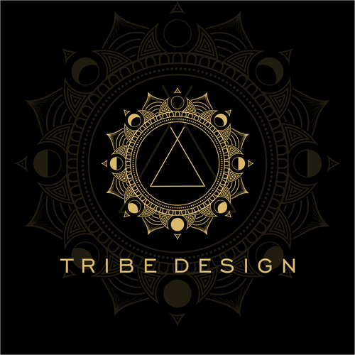 Mature logo with the title 'Mystical Logo for TRIBE DESIGN'