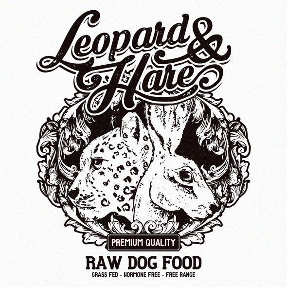 Hare logo with the title 'Leopard & Hare'