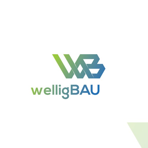 Gardening logo with the title 'welligBAU'