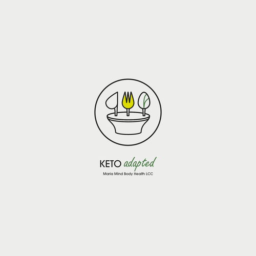 Diet logo with the title 'KETOadapted'