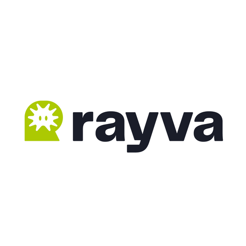 Design with the title 'Distinctive logo for a modern workforce app'