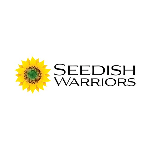 Sunflower design with the title 'Seedish Warriors'