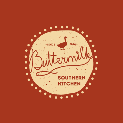 Cafe bar logo with the title 'Buttermilk - a hip but comfortable Southern food restaurant in San Francisco'