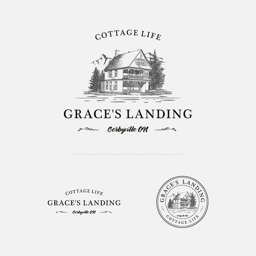 Cottage logo with the title 'logo for cottage'