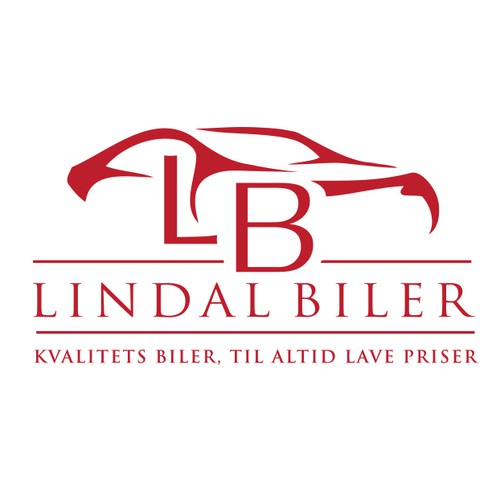 Car design with the title 'Clean logo for a car dealership'