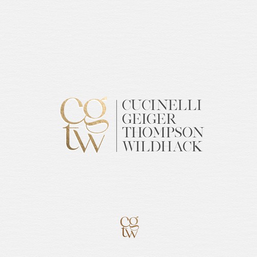 Icon brand with the title 'Elegant, feminine, sharp logo needed for female owned law firm'