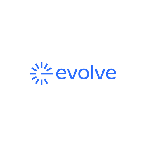 E design with the title 'Geoemtric Logo for Evolve'
