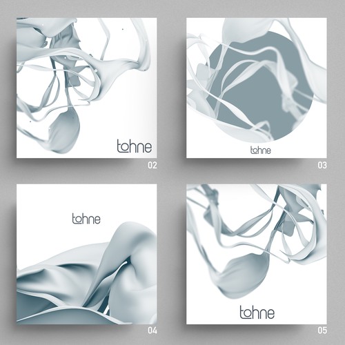 Typography artwork with the title 'CD cover '