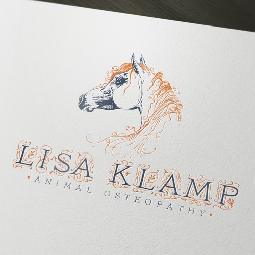 Two-color logo with the title 'Animal Osteopathy '