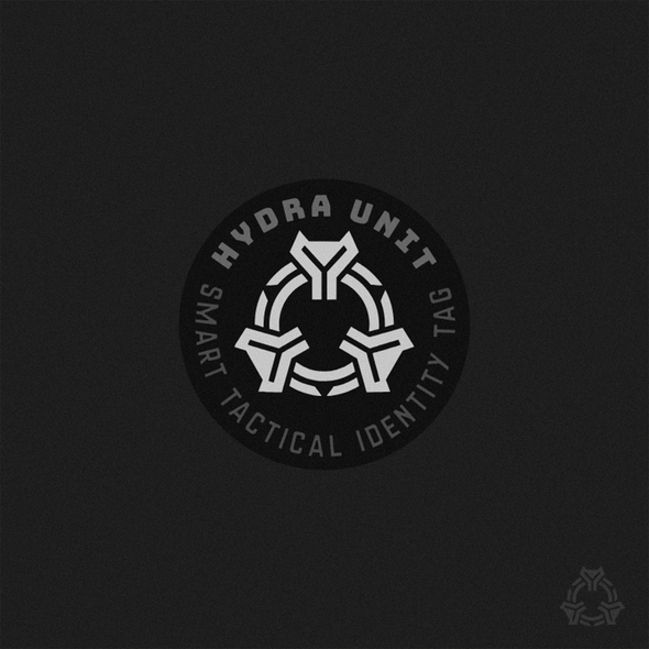 Inkscape design with the title 'Hydra Unit'